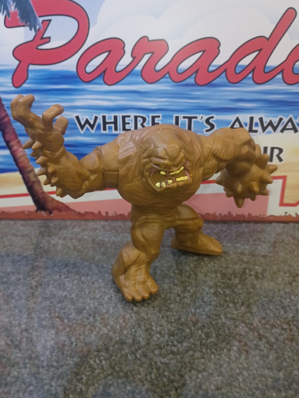 Comics Clayface From Batman, Batmoto  Spin Master Action Figure Loose